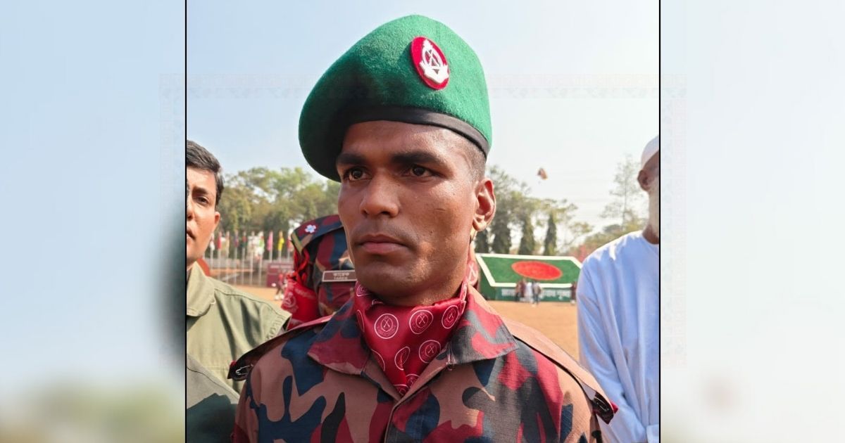 ফেলানীর ভাই হিসেবে বিজিবিতে সৈনিক হিসেবে শপথ নিলেন মো. আরফান হোসেন