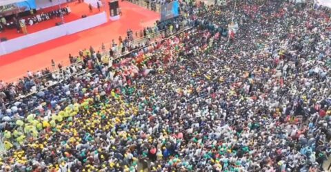 সিলেটের আলিয়া মাদ্রাসা মাঠে বিএনপির জনসভা শুরু: জনতার ঢল