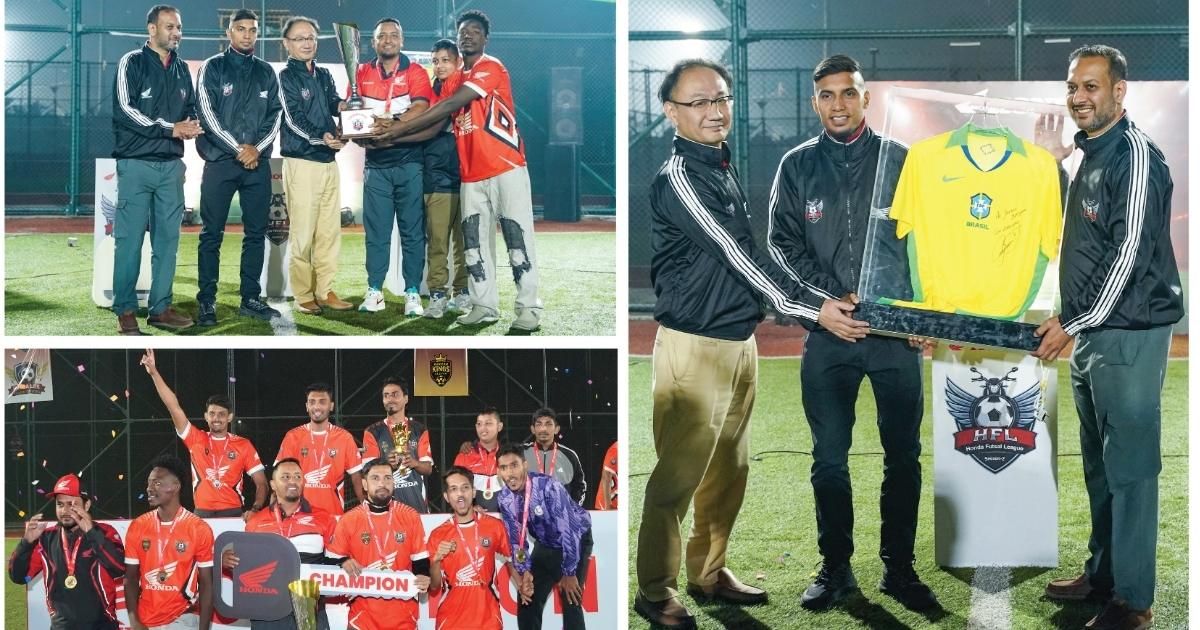 হোন্ডা ফুটসাল লিগ সিজন-২ এর জমজমাট আসর: নওগাঁর সরদার কিংস চ্যাম্পিয়ন