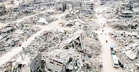 গাজায় ইসরায়েল ১৩০০ বার যুদ্ধবিরতি লঙ্ঘন করেছে