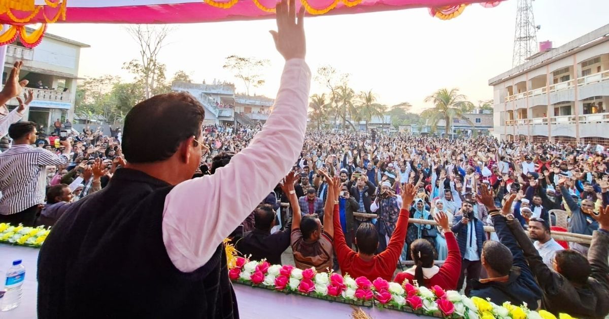 নূরুল ইসলাম মনির উন্নয়নই আমার নির্বাচনী প্রতিশ্রুতি: বললেন নির্বাচনী জনসভায়