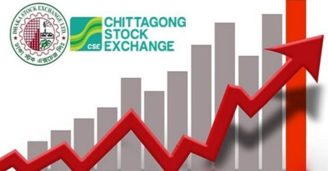 পুঁজিবাজারে সূচকের বড় উত্থানে বেড়েছে লেনদেন