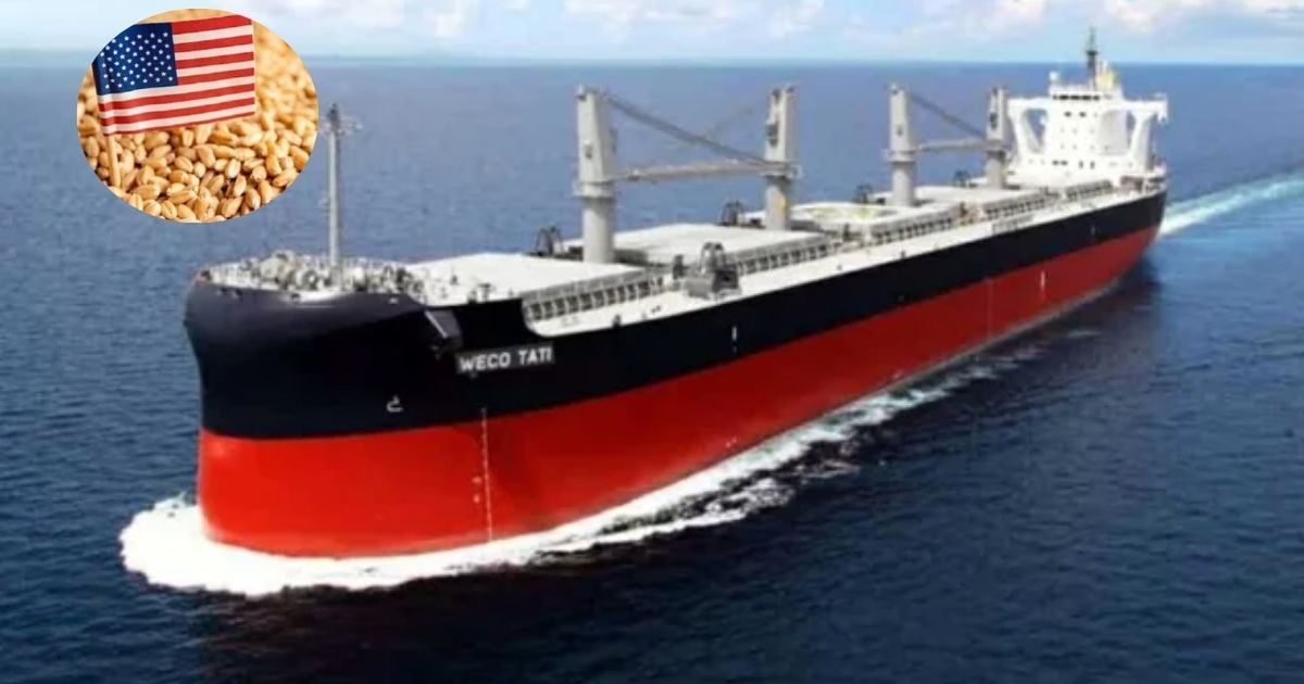 যুক্তরাষ্ট্র থেকে তৃতীয় চালানে চট্টগ্রাম বন্দরে আরও ৫৮,৩৫৯ টন গম আসল