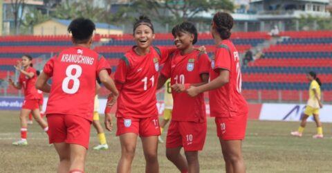 ভুটানকে ১২ গোলের বিশাল ব্যবধানে হারালো বাংলাদেশের মেয়েরা: জোড়া হ্যাটট্রিক সাফে শুভ সূচনা