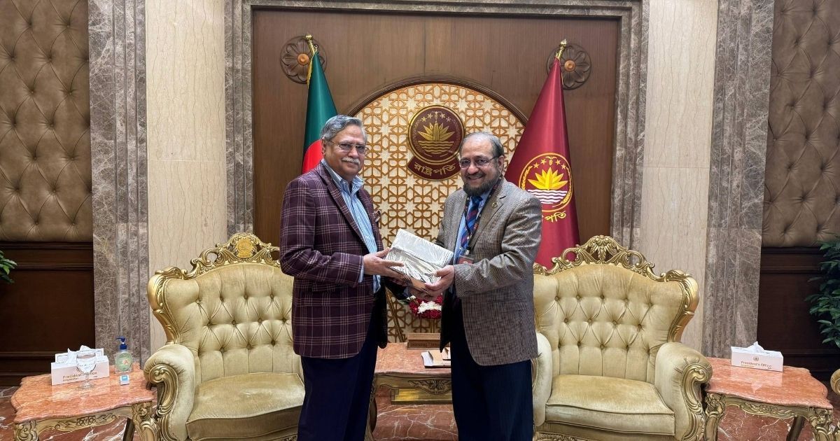 রাষ্ট্রপতি মো. সাহাবুদ্দিনের সঙ্গে আমান আযমীর সৌজন্য সাক্ষাৎ