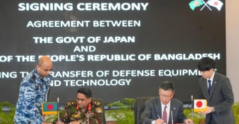 বাংলাদেশ-জাপানের মধ্যে প্রতিরক্ষা সরঞ্জাম ও প্রযুক্তি হস্তান্তরে চুক্তি সই