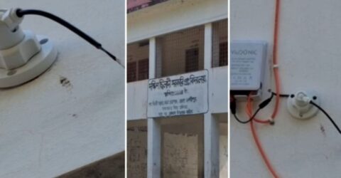 ভোটকেন্দ্র থেকে সিসি ক্যামেরা চুরি