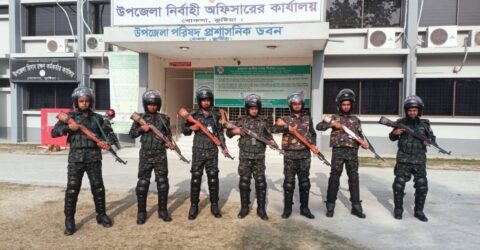 নির্বাচনী মাঠে তৎপর আনসার বাহিনীর ১,১৯১টি স্ট্রাইকিং টিম