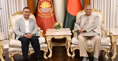 তারেক রহমানকে প্রধান উপদেষ্টার অভিনন্দন ও শুভকামনা