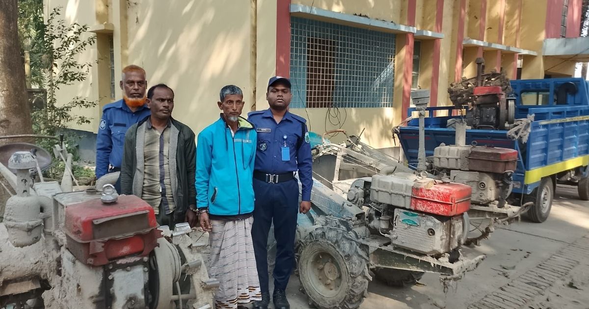 নওগাঁয় ৪ পাওয়ার টিলার উদ্ধার, আটক ২