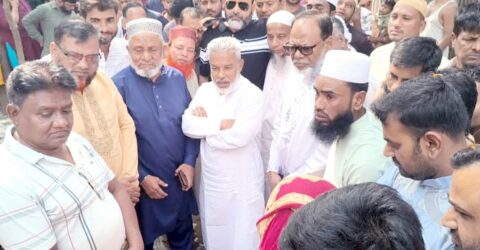 সোনারগাঁয়ে অগ্নিকাণ্ডে ক্ষতিগ্রস্ত ১৮ পরিবারের পাশে নতুন সাংসদ