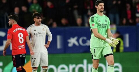 ওসাসুনার কাছে স্টপেজ টাইমের গোলে হারল রিয়াল