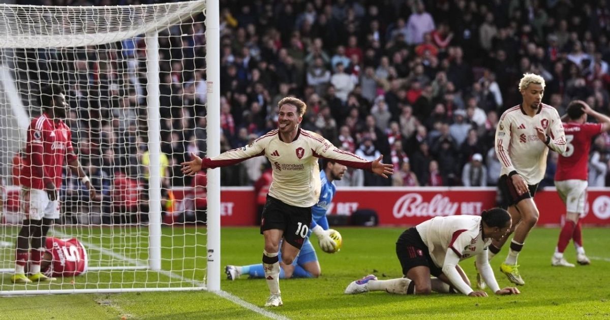 নটিংহ্যামের মাঠে লিভারপুলের প্রতিশ্রুতি চেয়েও বেশি পেয়েছে জয়