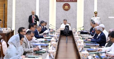 মন্ত্রিপরিষদের প্রথম সভা অনুষ্ঠিত