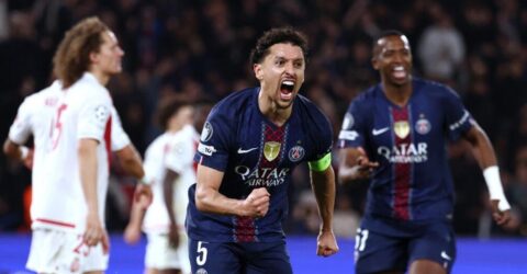 মোনাকোর বিপক্ষে নাটকীয় ড্র, চ্যাম্পিয়ন্স লিগের শেষ ষোলোতে পিএসজি
