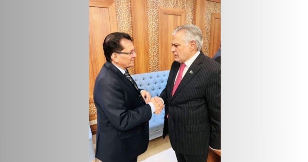 পাকিস্তানের পররাষ্ট্রমন্ত্রীর সাথে ড. খলিলুর রহমানের সাক্ষাৎ