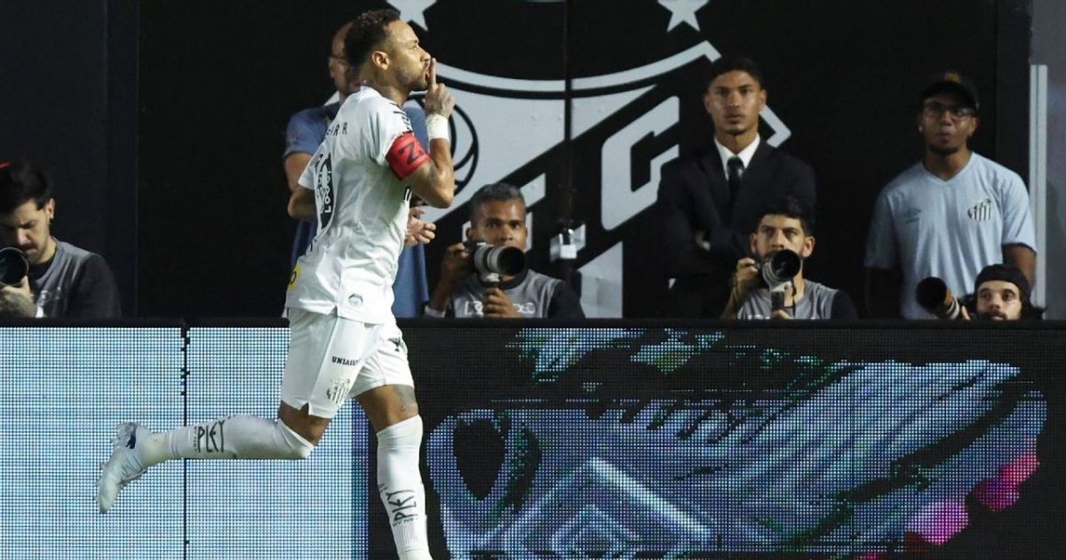 নেইমারের দুটি গোলে সান্তোসের জয়