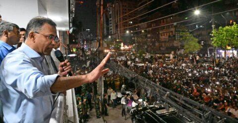 প্রথমবারের মতো বিএনপির কেন্দ্রীয় কার্যালয়ে তারেক রহমানের আগমন উচ্ছ্বাসে ভাসছে দল