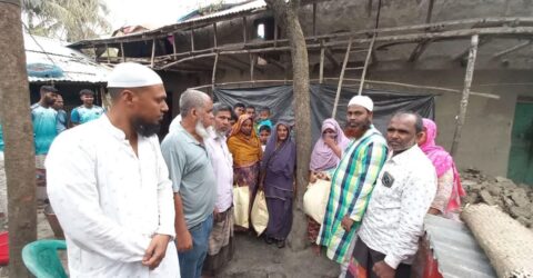 নন্দীগ্রামে অগ্নিকাণ্ডে ক্ষতিগ্রস্ত পরিবারের পাশে পৌর বিএনপির সাধারণ সম্পাদক কেএম শফিউল আলম সুমন