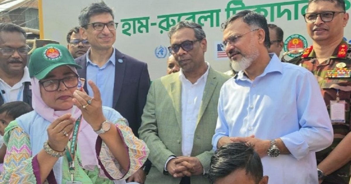 রাজধানীতে হাম-রুবেলা টিকাদান ক্যাম্পেইনের উদ্বোধন