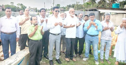 পিরোজপুরে আধুনিক স্কুল ভবনের নির্মাণের উদ্বোধন