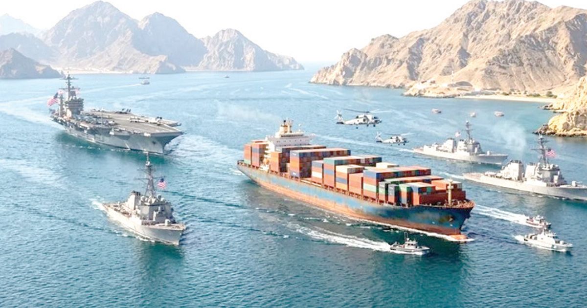 একদিনে হরমুজ প্রণালী দিয়ে ৩৭টি জাহাজ পাস