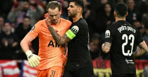 অ্যাতলেটিকোর কাছে টটেনহামের বিধ্বস্ত হার, ১৭ মিনিটের মাথায় গোলরক্ষক পরিবর্তন