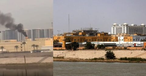 ইরাকে মার্কিন দূতাবাসে ক্ষেপণাস্ত্র ও ড্রোন হামলা