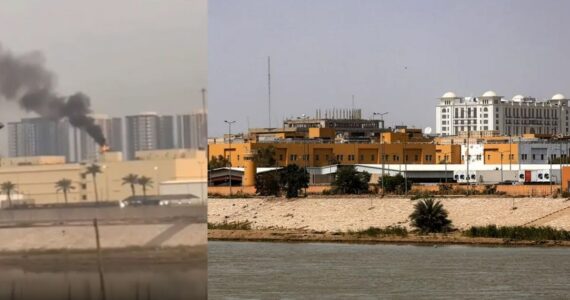 ইরাকে মার্কিন দূতাবাসে ক্ষেপণাস্ত্র ও ড্রোন হামলা