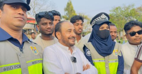 শ্রীমঙ্গলে পর্যটকদের সাথে ঈদের শুভেচ্ছা বিনিময় করলেন এমপি হাজী মুজিব