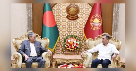 মহান স্বাধীনতা দিবস উপলক্ষে বঙ্গভবনে রাষ্ট্রপতি সঙ্গে প্রধানমন্ত্রীর সাক্ষাৎ