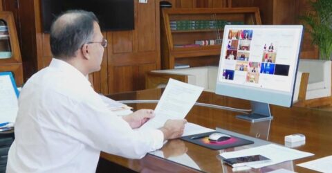 ভার্চুয়ালি এজেক প্লাস সম্মেলনে বক্তব্য রাখলেন প্রধানমন্ত্রী