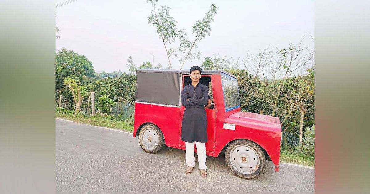 ৭০ টাকার বিদ্যুতে ৬৫ কিলোমিটার চলবে ফারহানের এই গাড়ি!