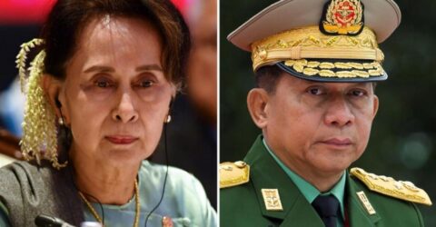 অং সান সু চির সাজা কমালেন প্রেসিডেন্ট মিন অং হ্লাইং