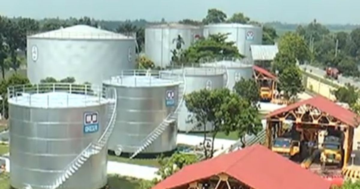 ভারত থেকে পাইপলাইনে দিনাজপুরে এলো ৫ হাজার টন জ্বালানি তেল