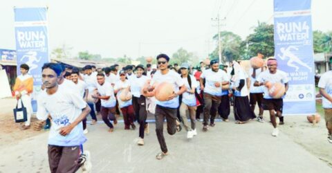 শ্যামনগরে সুপেয় পানির দাবিতে ম্যারাথন ‘রান ফর ওয়াটার-২.o’